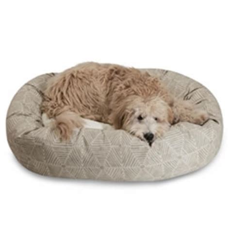 metallic fabric pet bed|Majestic Pet Contemporary Lounge Charlie Bolster Dog Bed with .